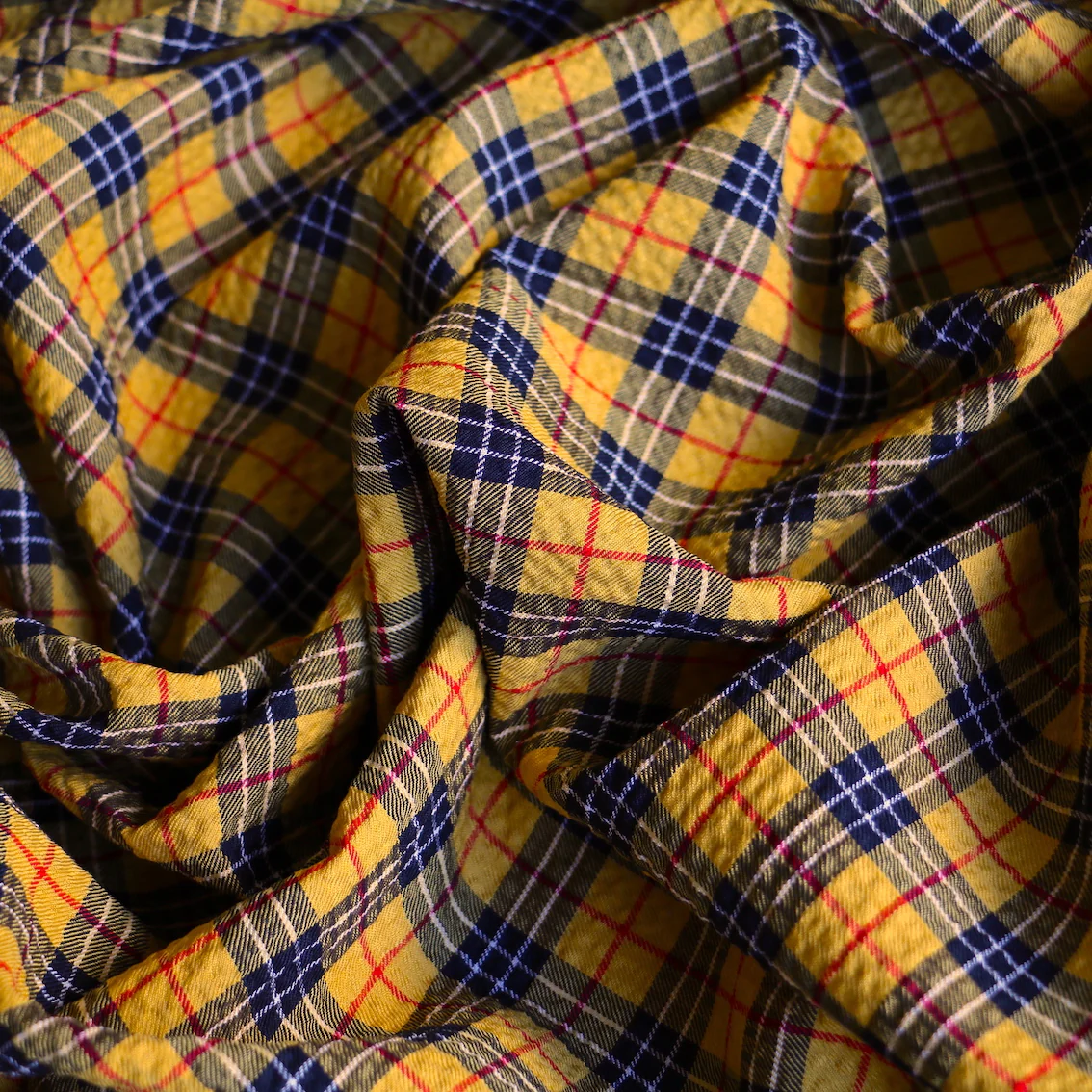 Sunshine Tartan Seersucker - Image 2