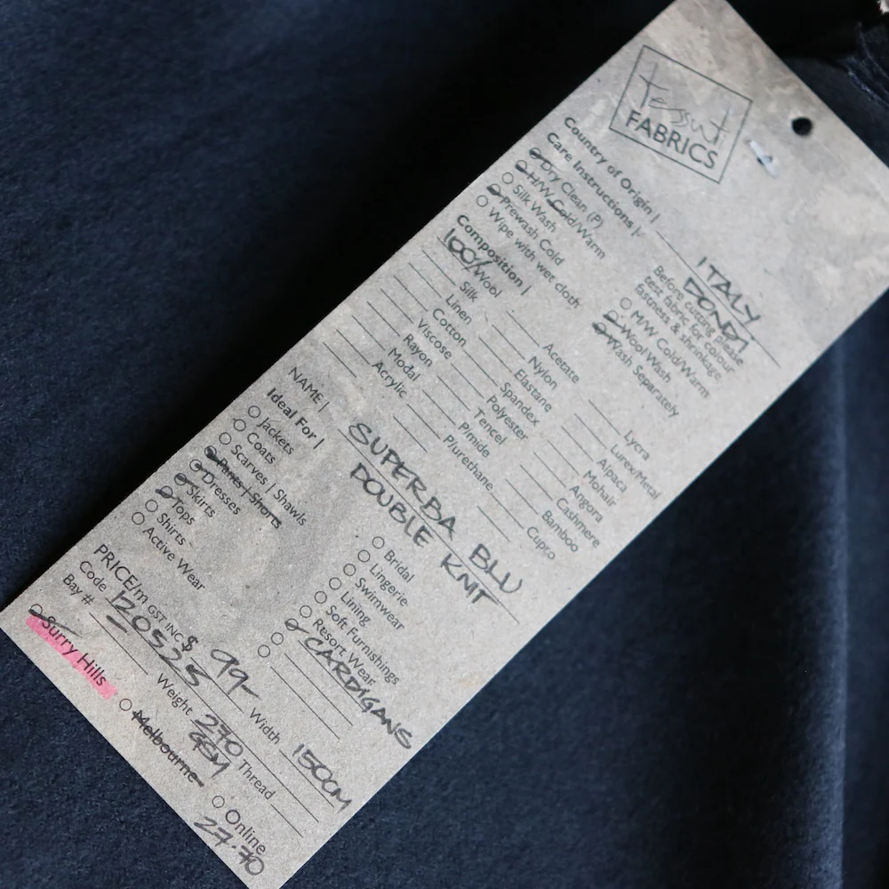 Superba Blu Double Knit - Image 3