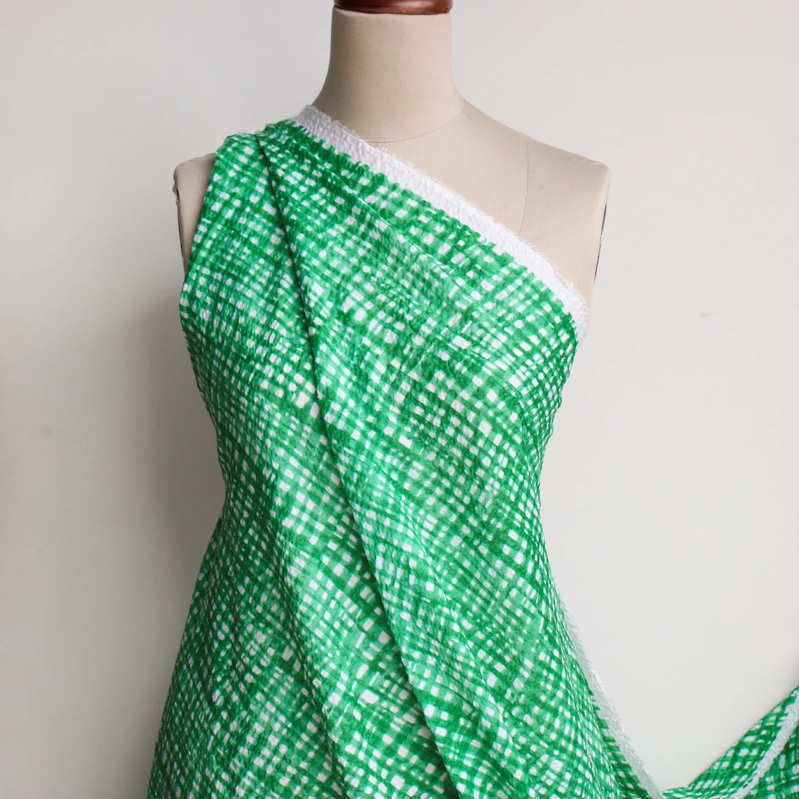 Suto Green Seersucker - Image 5