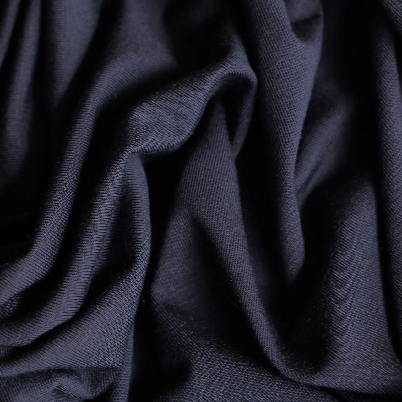 Suto Navy Greenwarm Viscose Jersey - Image 2