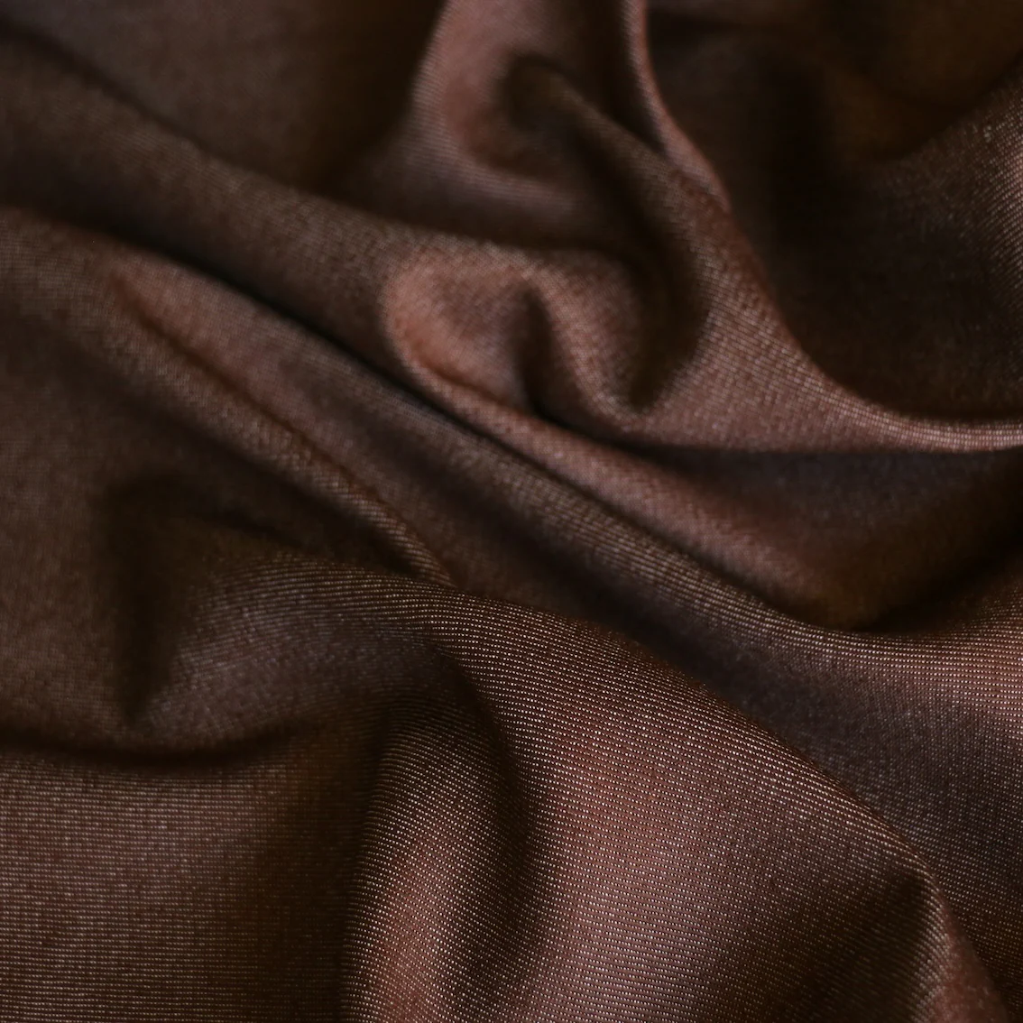 Suzu Denim Chestnut - Cotton Blend Denim - Image 2