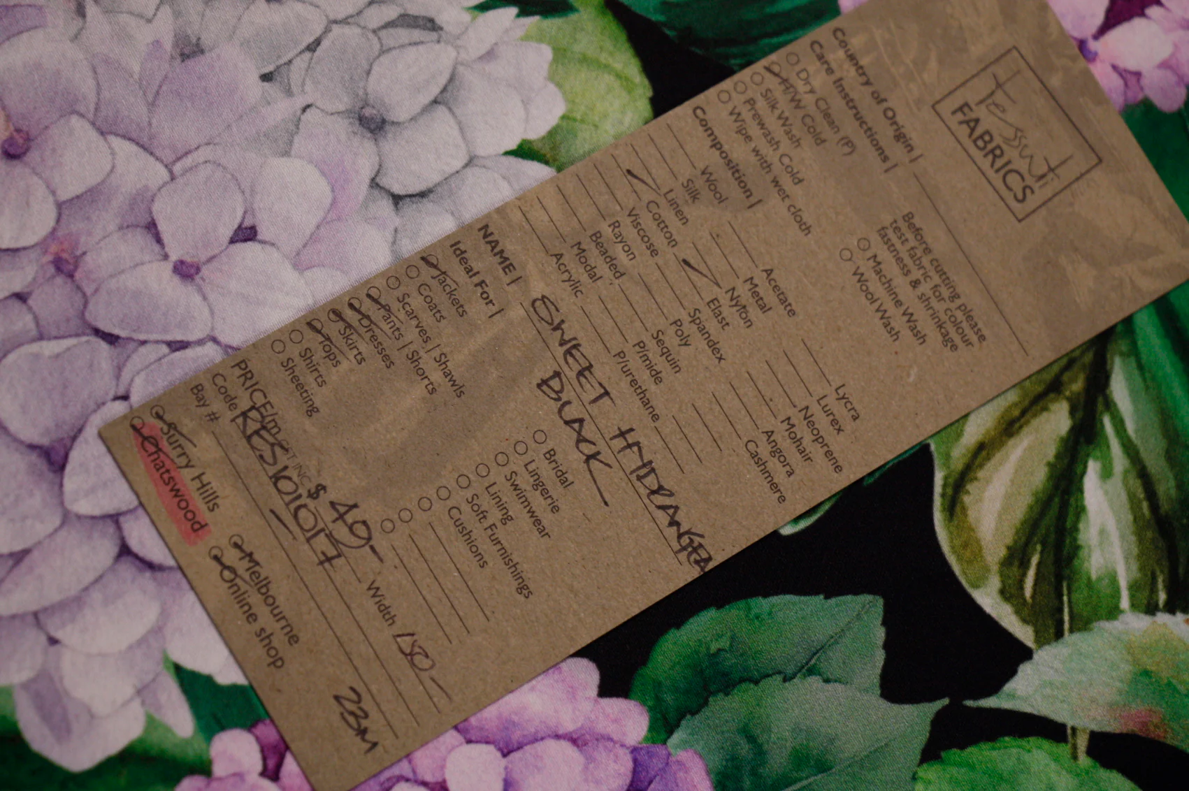 Sweet Hydrangea Black - Image 3
