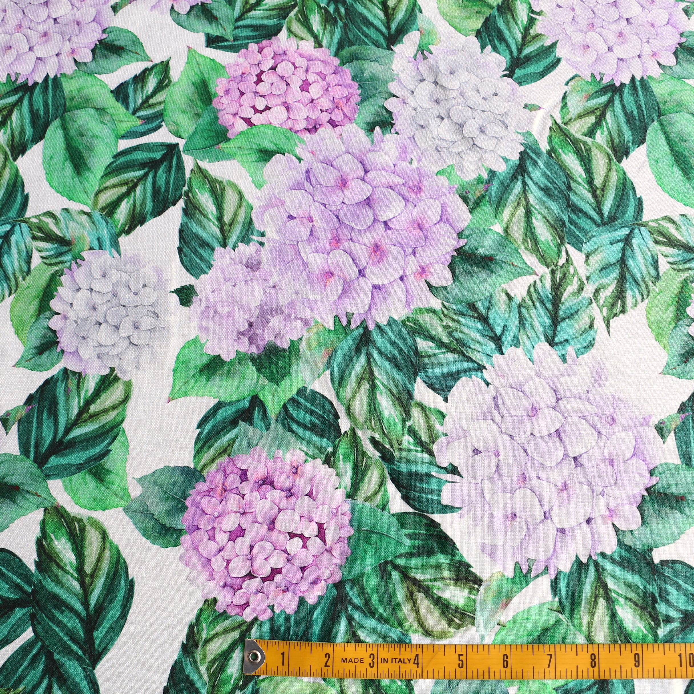Sweet Hydrangea Printed Linen - Image 3