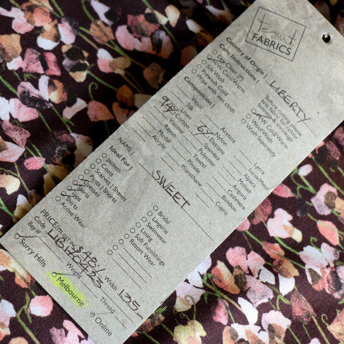 Sweet - Liberty Fabrics - Norfolk Jersey - Image 4