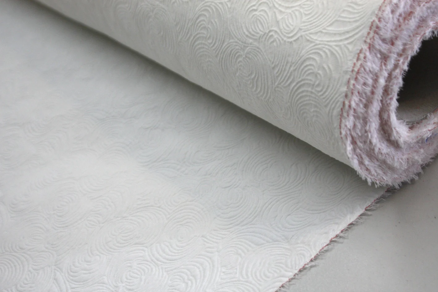 Swirling Ivory Jacquard - Image 4