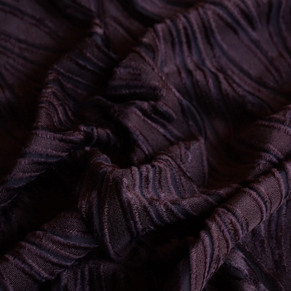 Swirls In Purple Stretch Burnout Velvet - Image 2