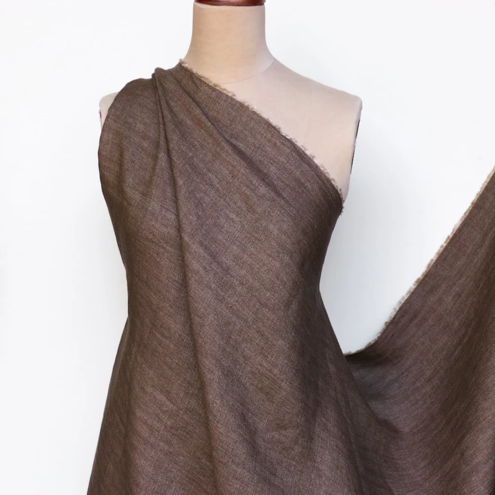 Tabac Herringbone Linen - Image 4