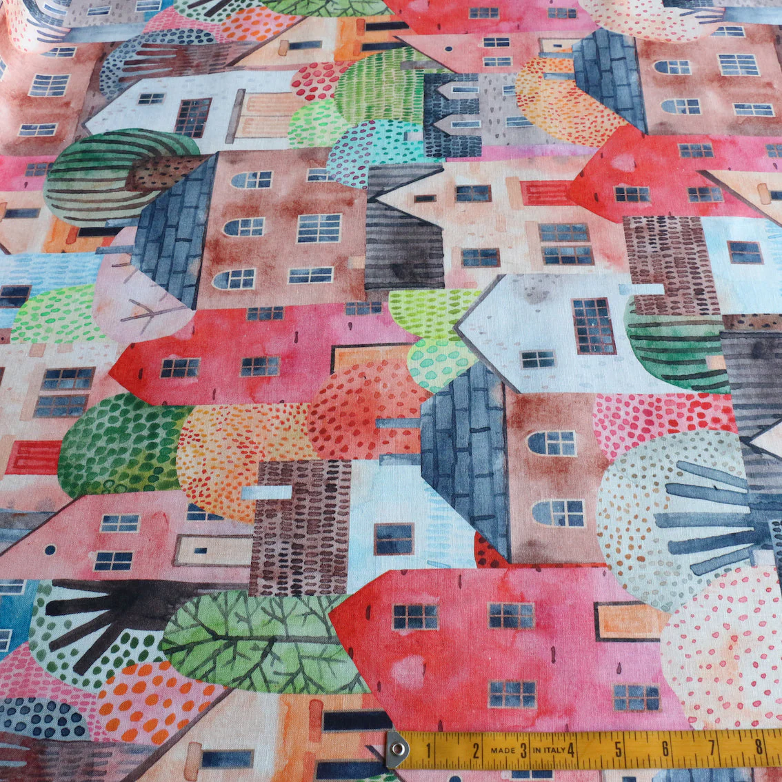 Takes A Village Printed Linen - Image 3