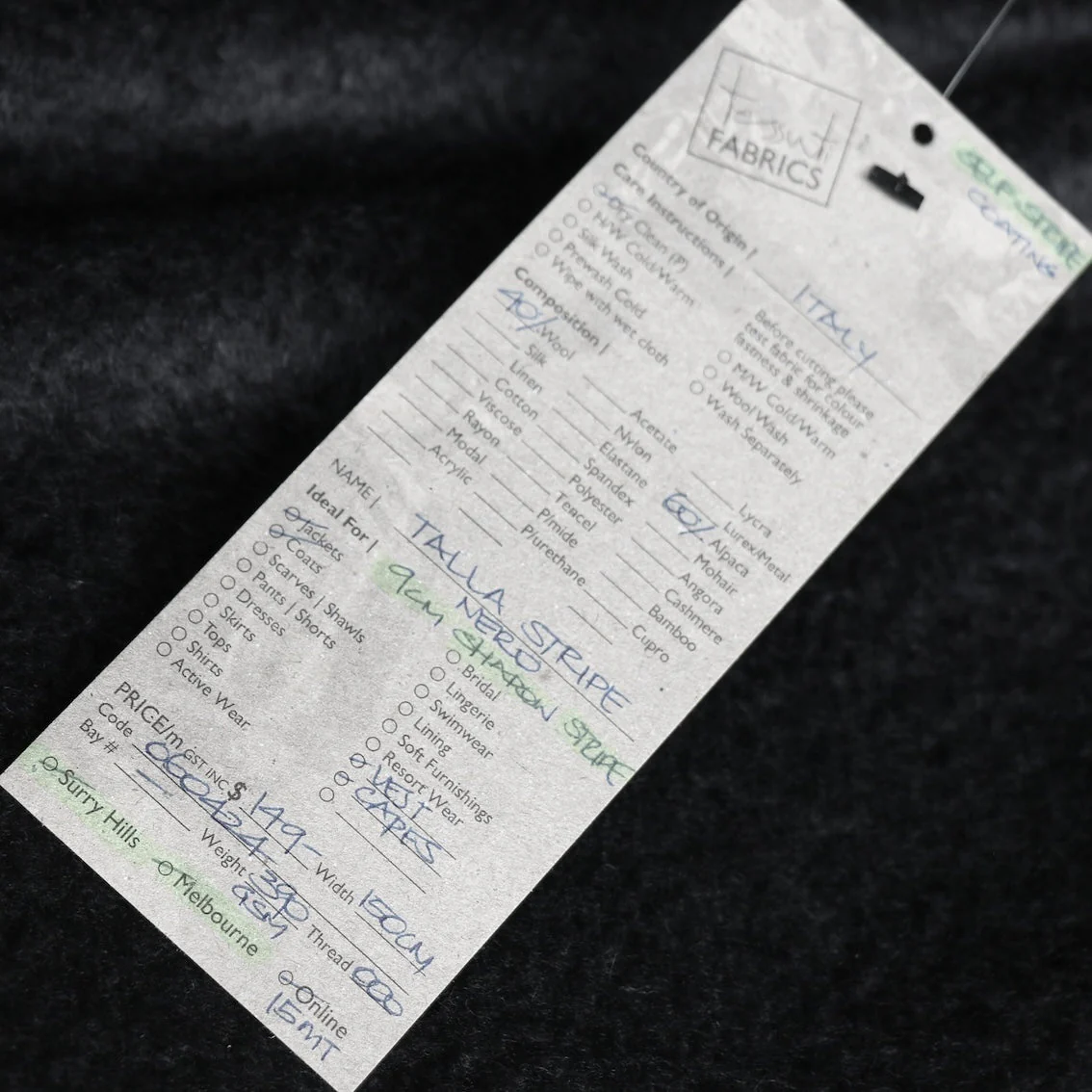 Talla Stripe Nero - Image 3