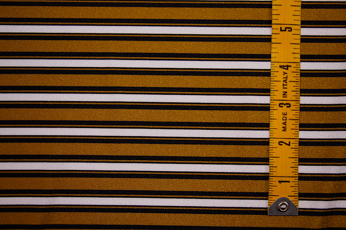 Tan Me Stripe - Swimwear Fabric - Image 2