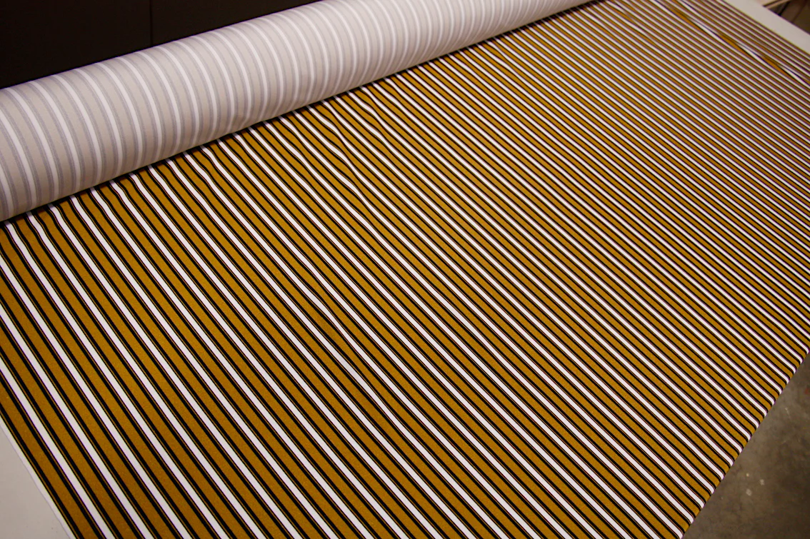 Tan Me Stripe - Swimwear Fabric - Image 4