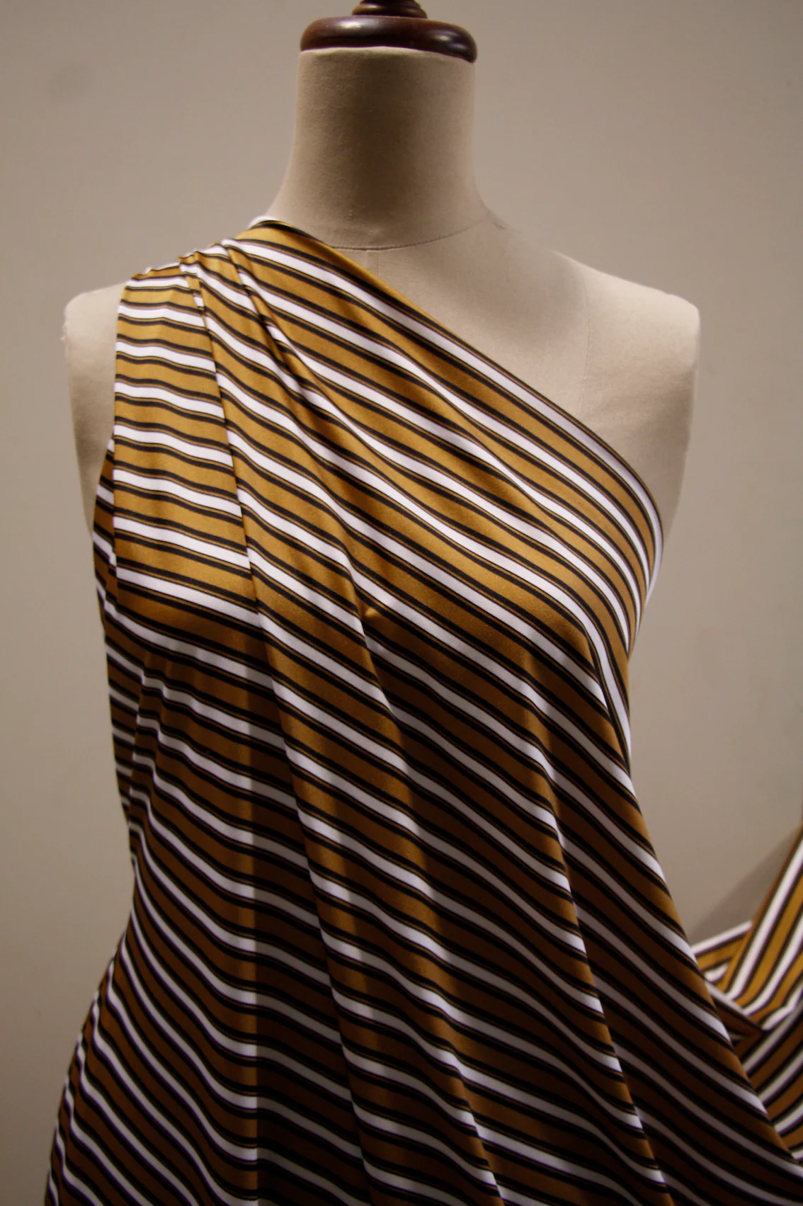 Tan Me Stripe - Swimwear Fabric - Image 5