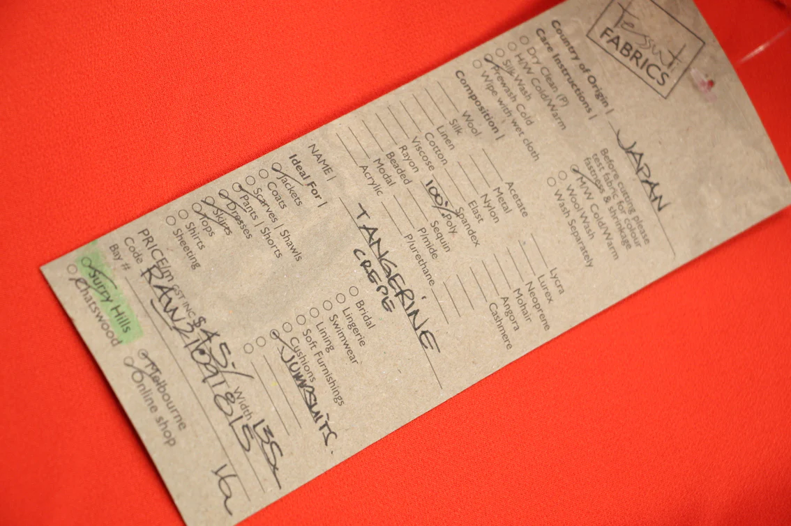 Tangerine Crepe - Image 2