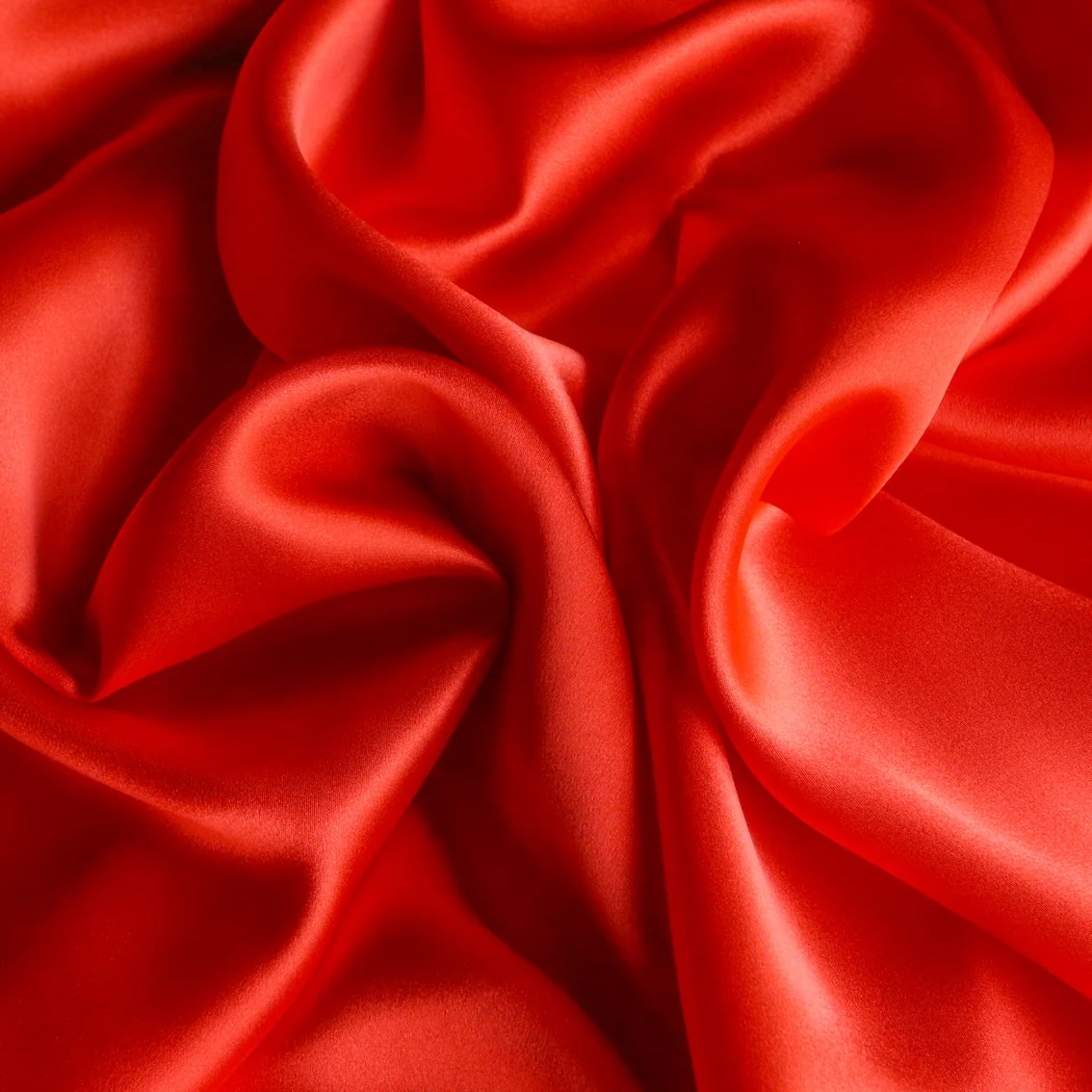 Tangerine Silk Satin - 19mm - Image 2