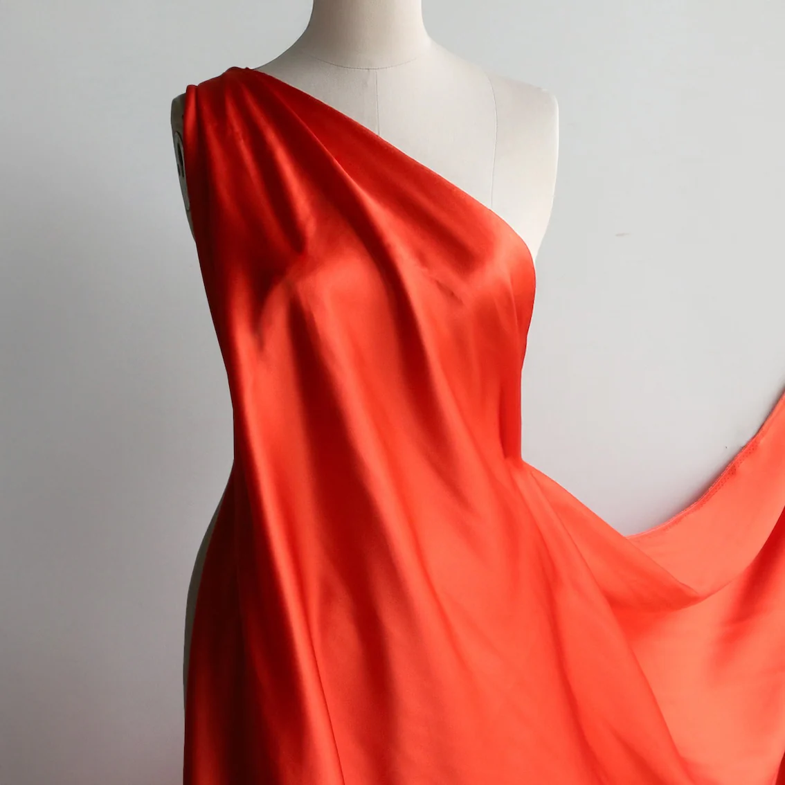 Tangerine Silk Satin - 19mm - Image 3