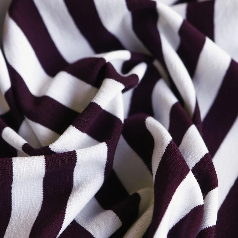 Tank Stripe Plum/White Jersey - Image 2