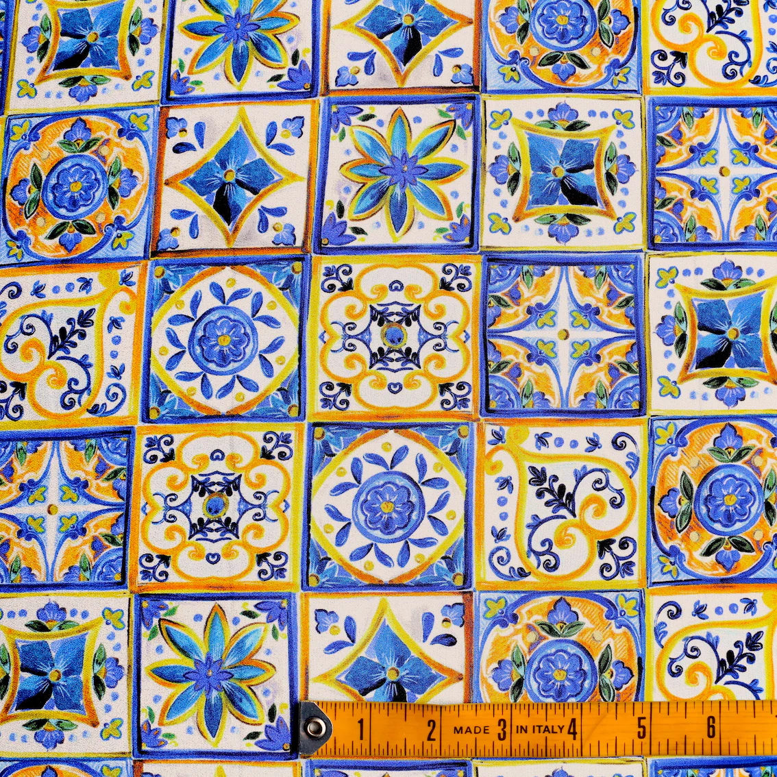 Taormina Tiles - Silk Crepe De Chine - Image 3