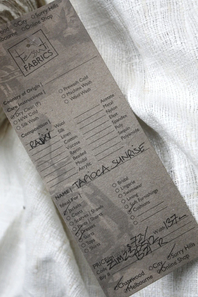 Tapioca Sunrise - Raw Silk - Image 4