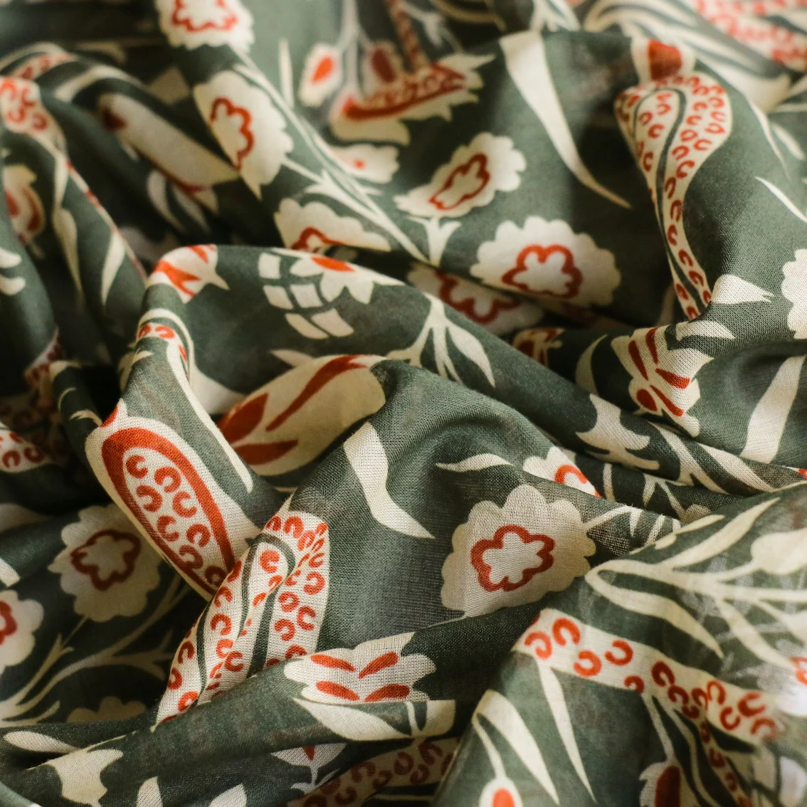 Tate Floral Cotton Voile - Image 2