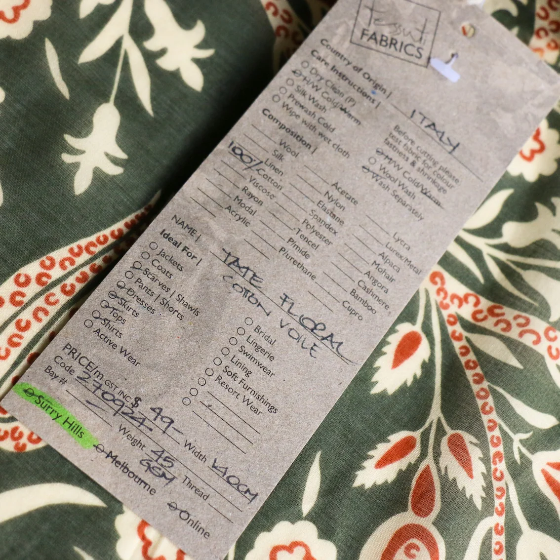 Tate Floral Cotton Voile - Image 4