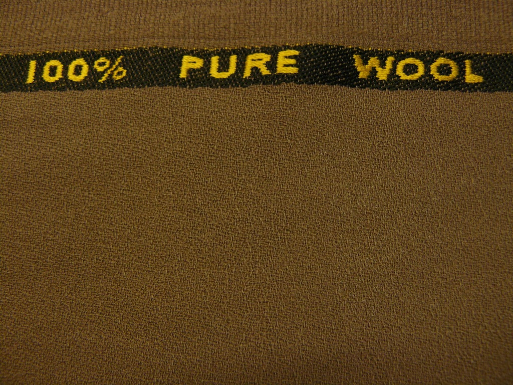 Taupe Empire Wool Crepe - Image 3