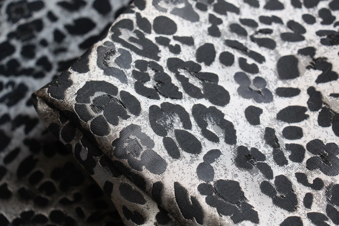 Taupe Roar Jacquard