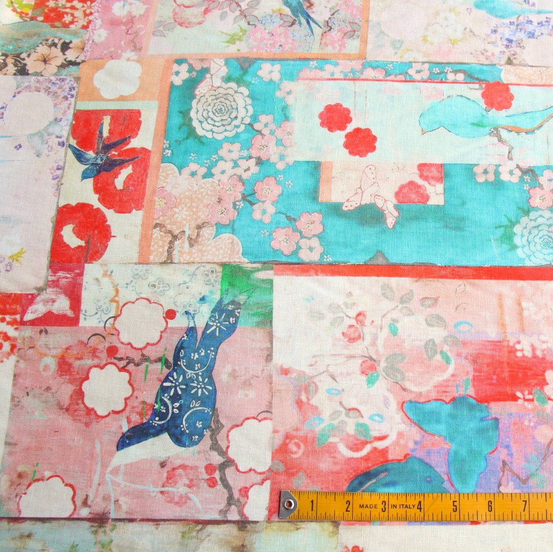 Tea Garden Washed Printed Linen - Image 3