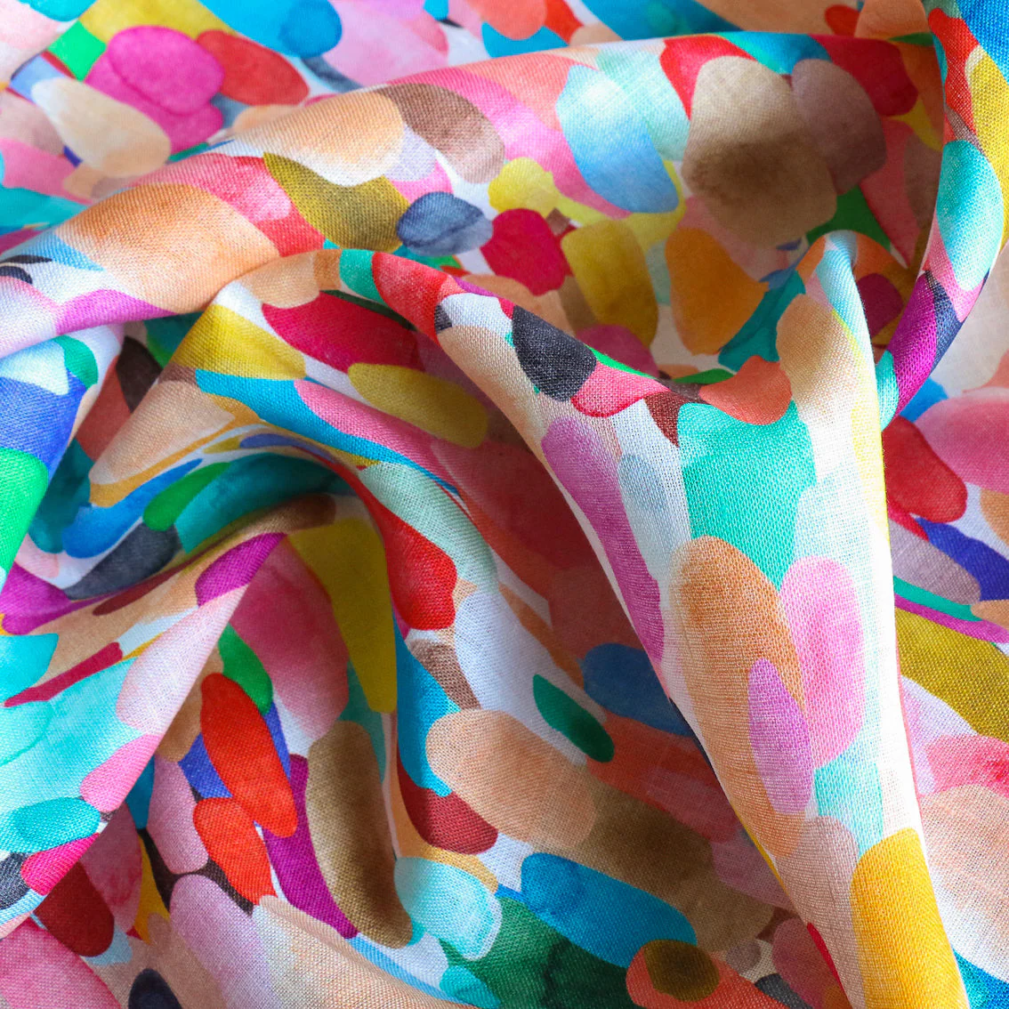 Technicolour Dreams Printed Linen - Image 2