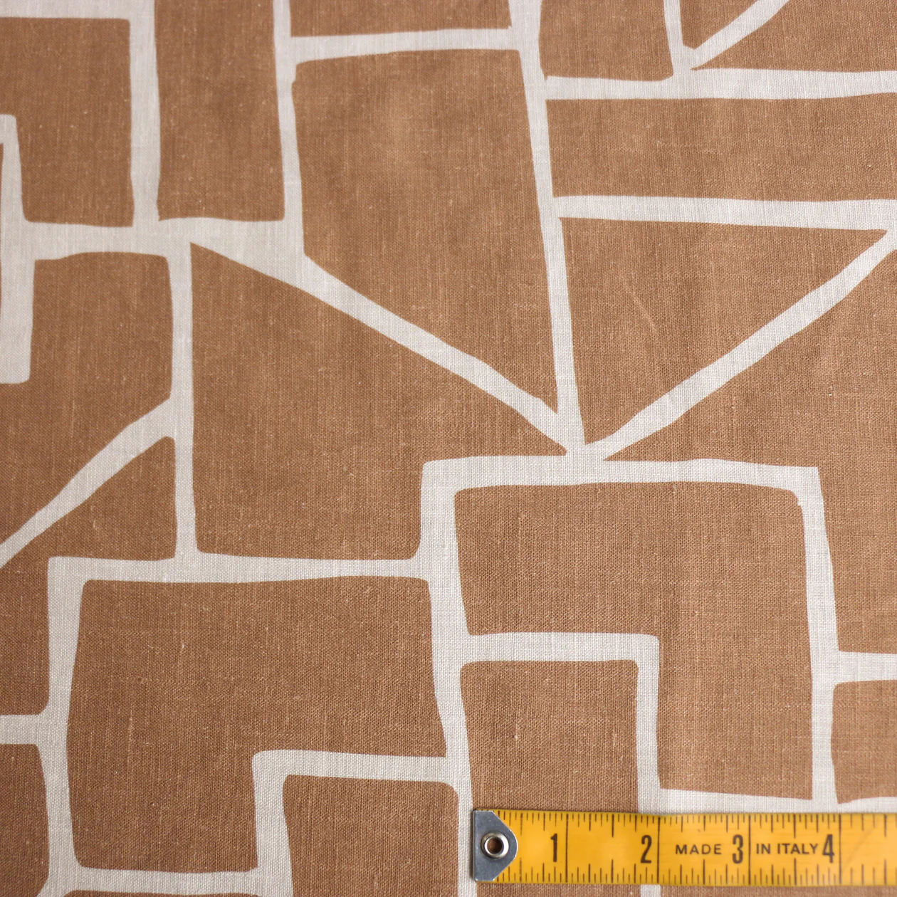 Terra Mosaic Printed Linen - Image 3