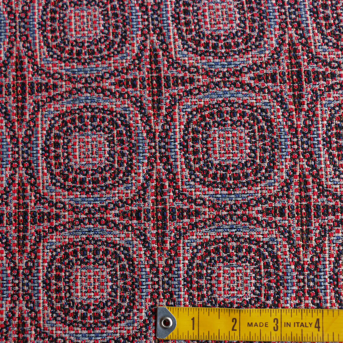 Tessera Jacquard Red/Navy - Image 7
