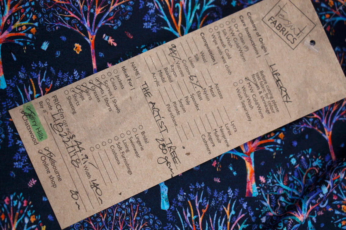 The Artist's Tree - Liberty viscose jersey - Image 3