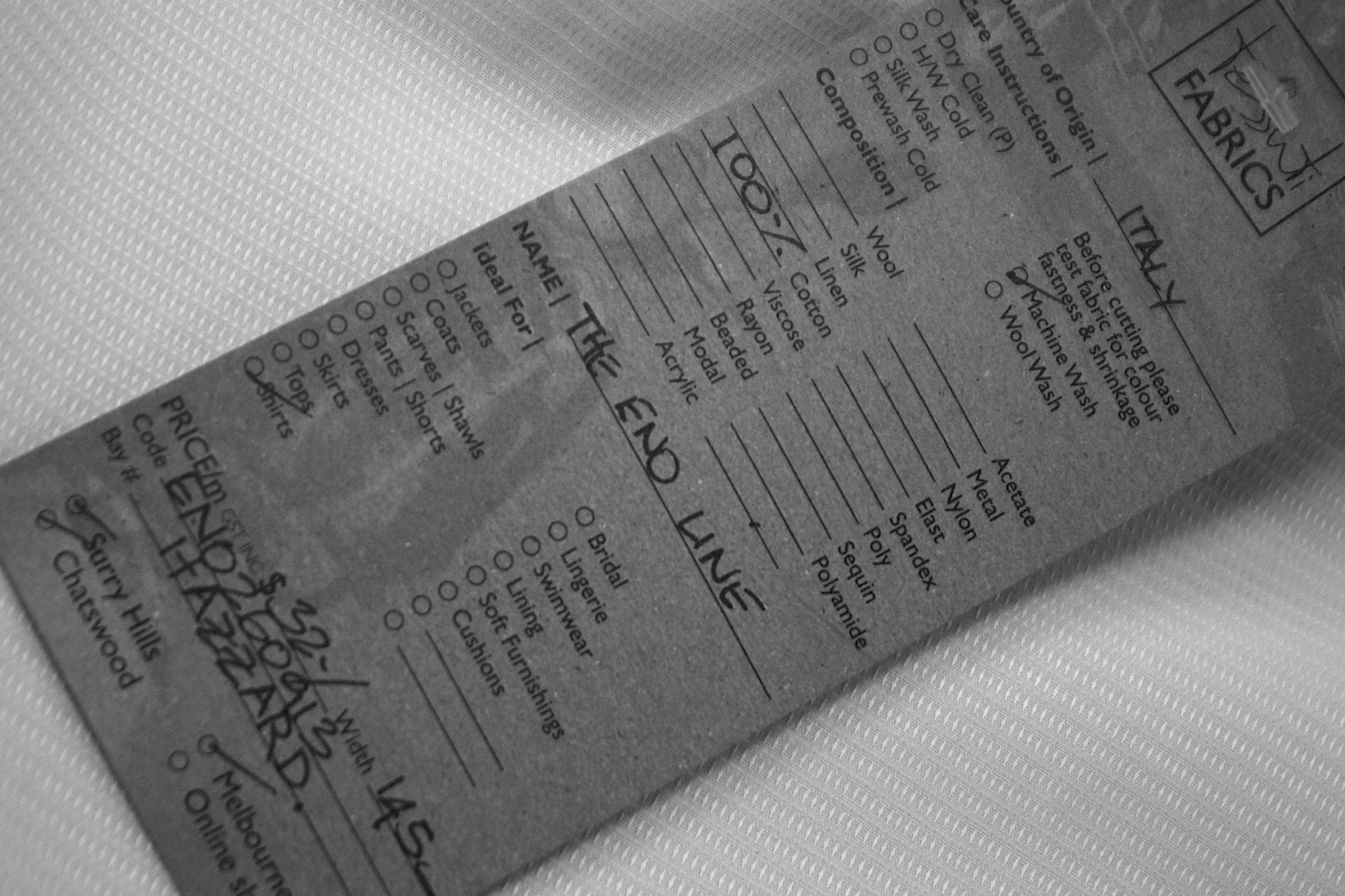 The End Line - textured cotton shirting - Image 3
