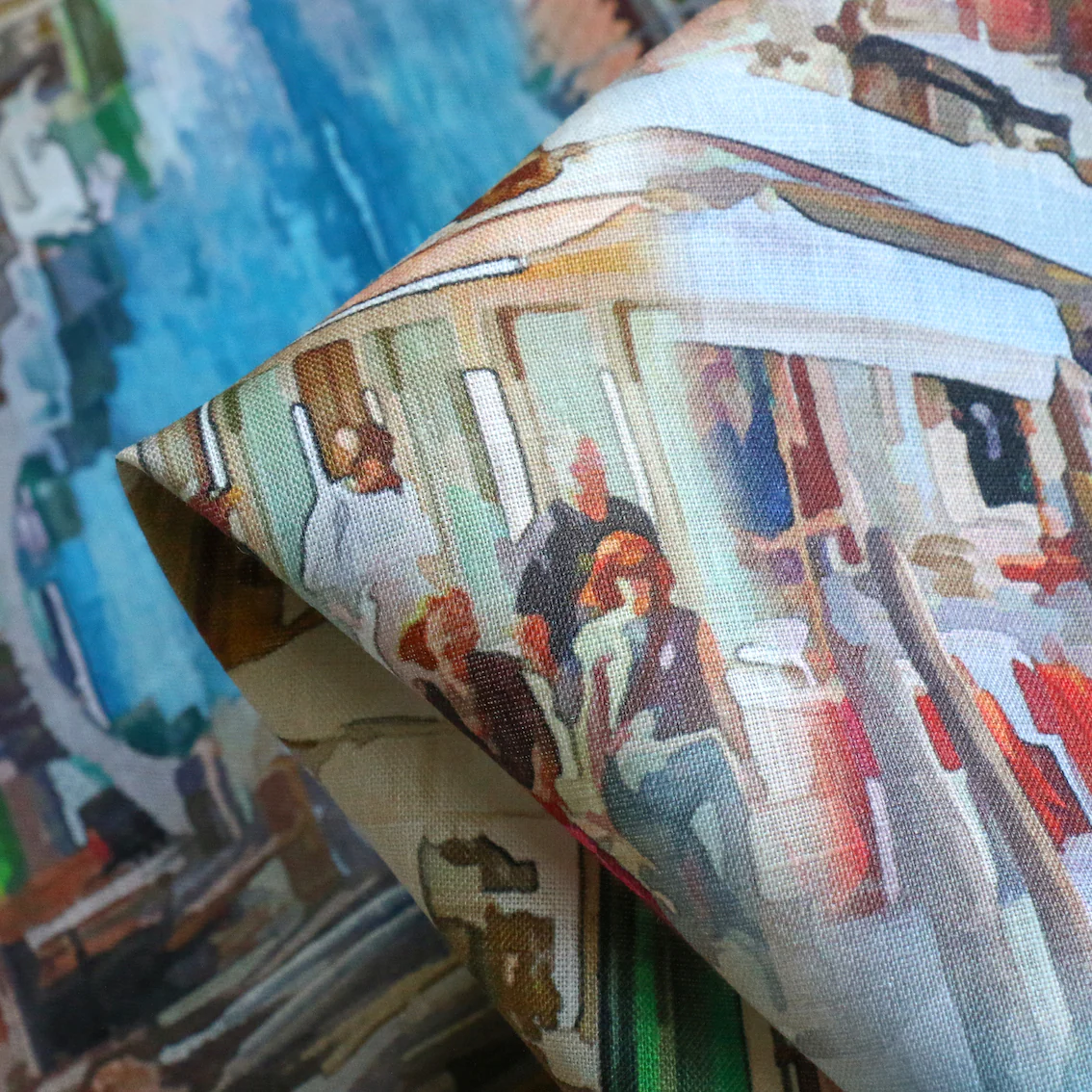 The Grand Venetian Printed Linen