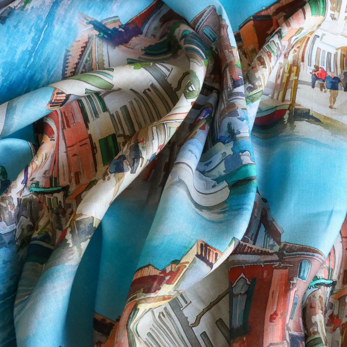 The Grand Venetian Printed Linen - Image 2