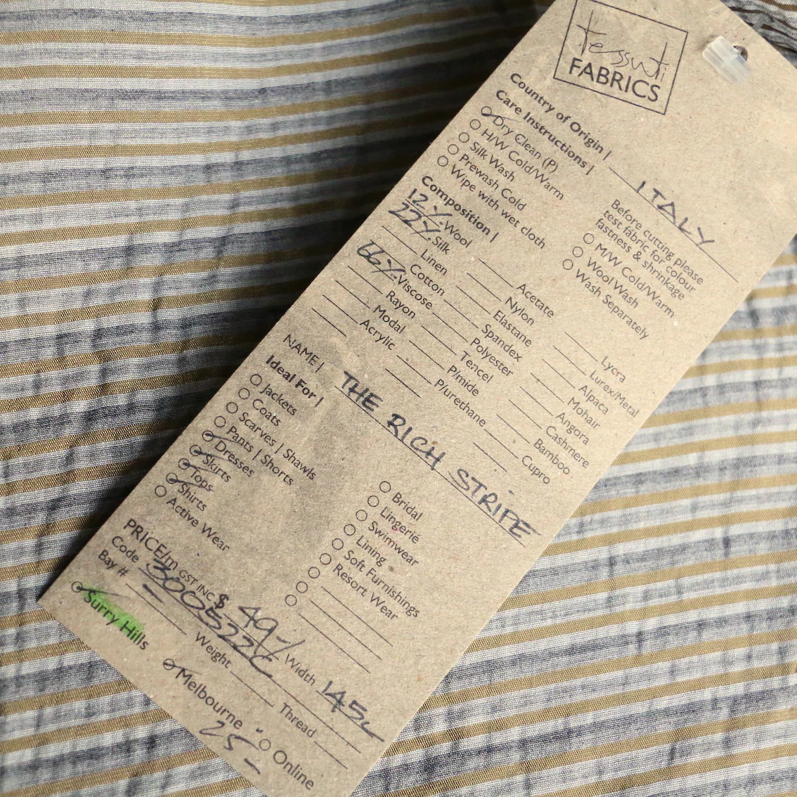 The Rich Stripe Viscose Blend - Image 4