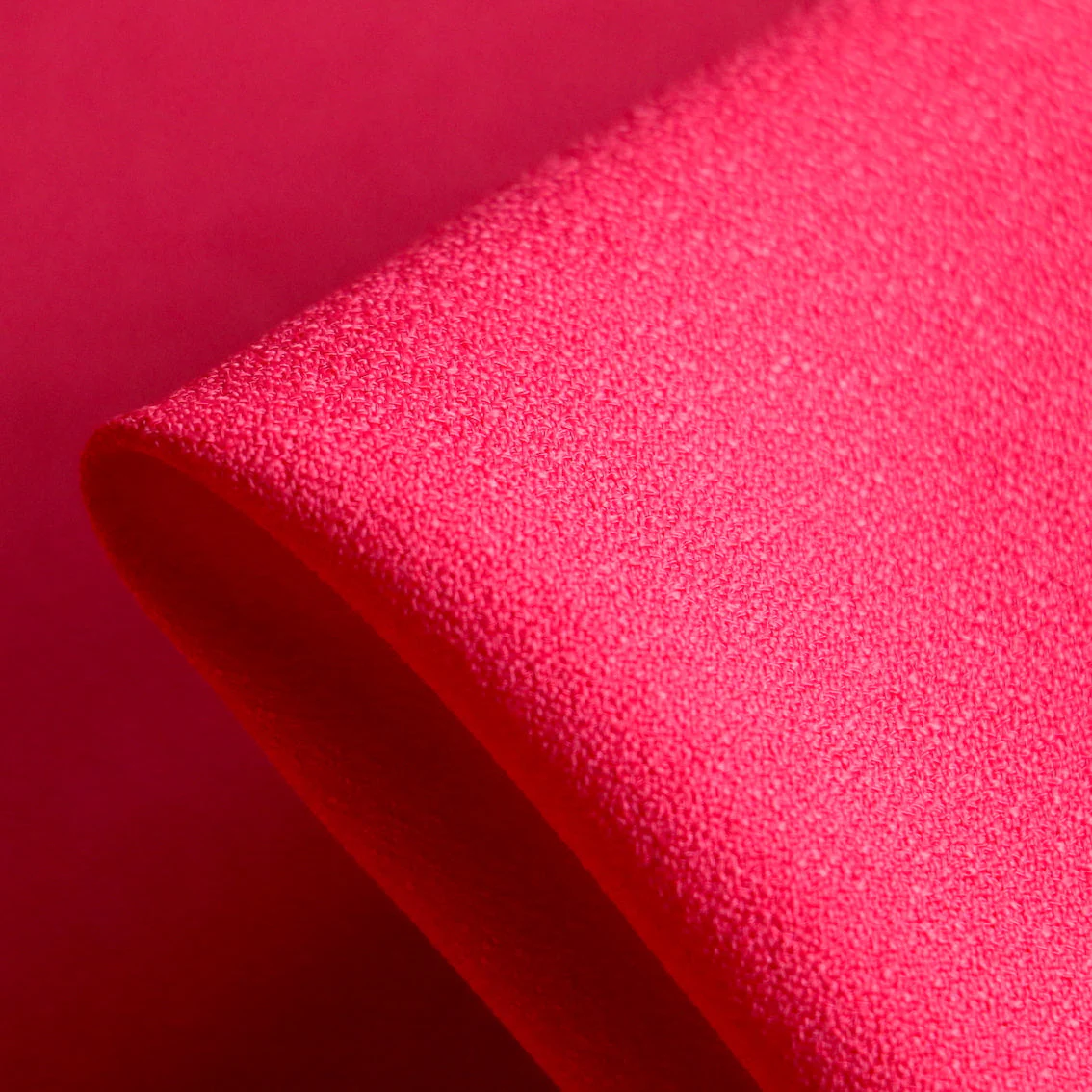 Think Hot Pink Viscose Crepe