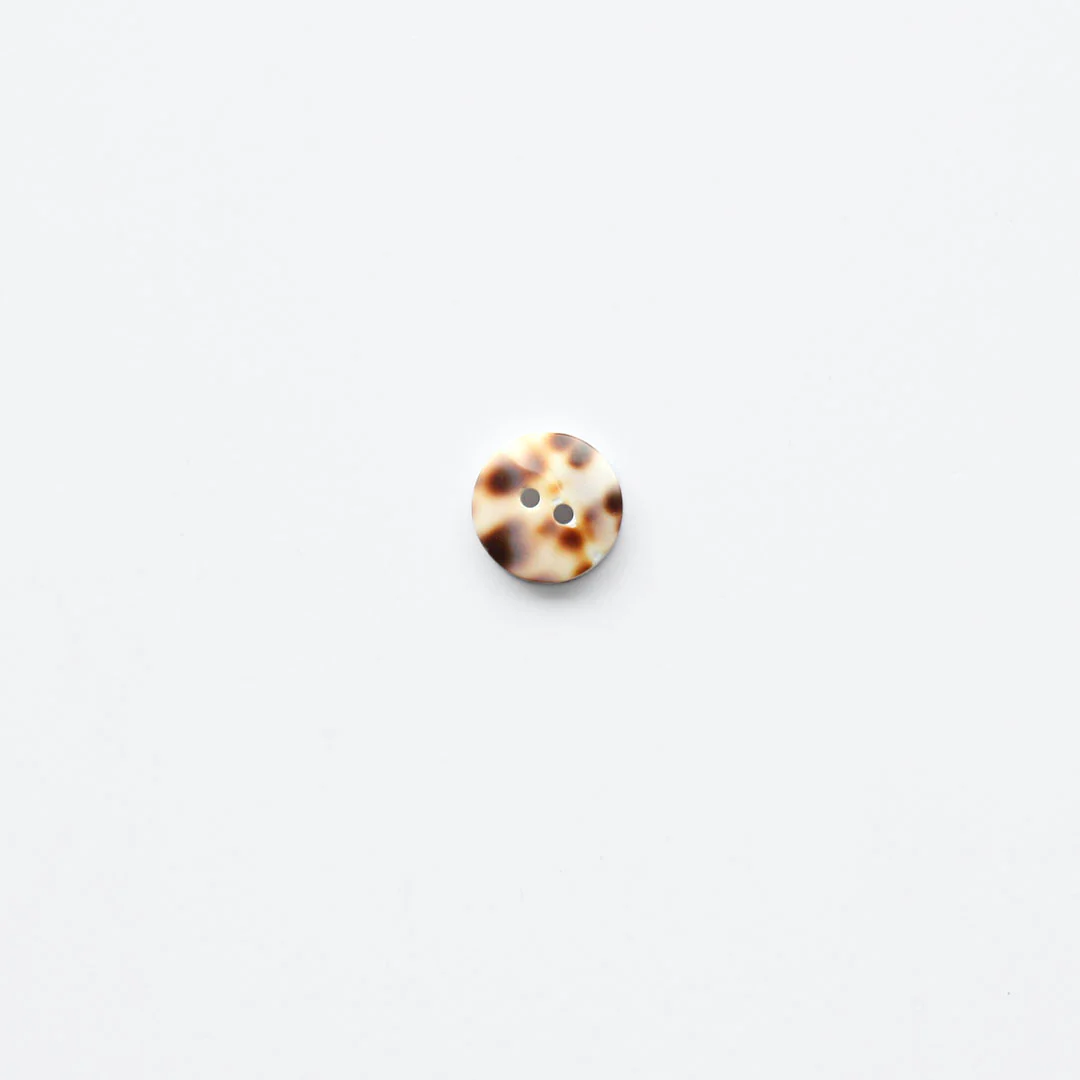 Cowrie Shell Button - 15mm - Image 2