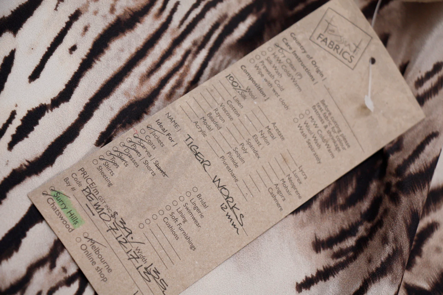 Tiger Works - Crepe De Chine - Image 3