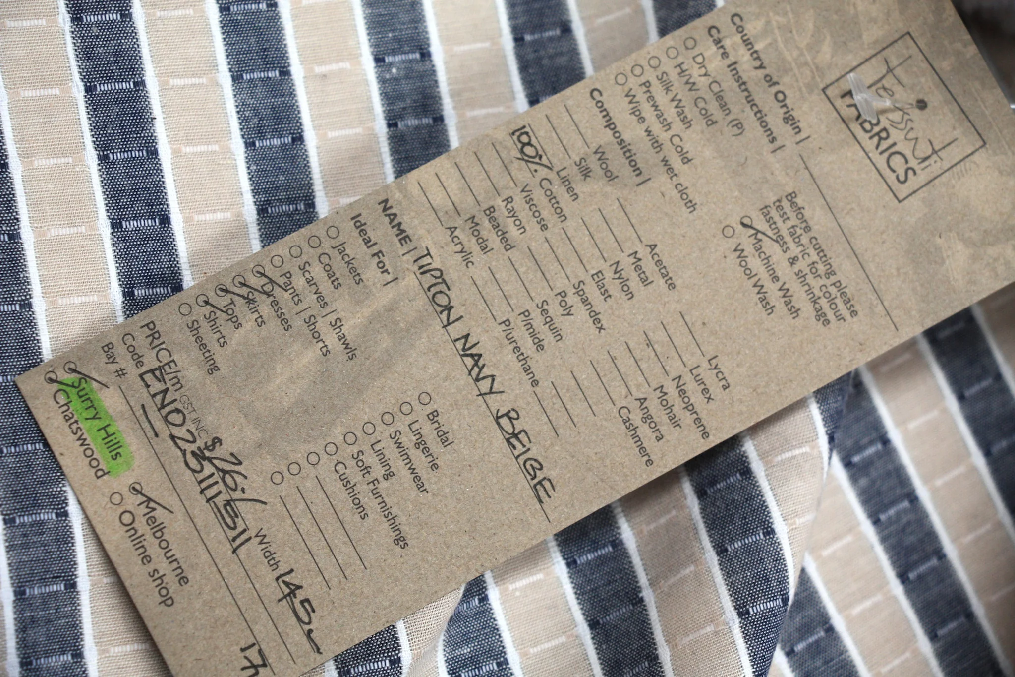 Tipton Navy Beige - Image 3
