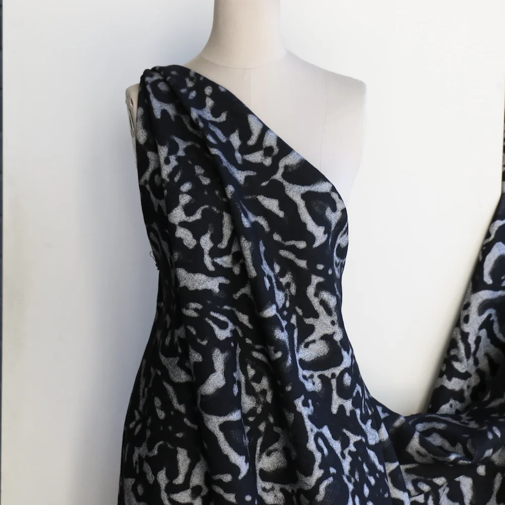Tocca Nero Felted Wool Jacquard - Image 6