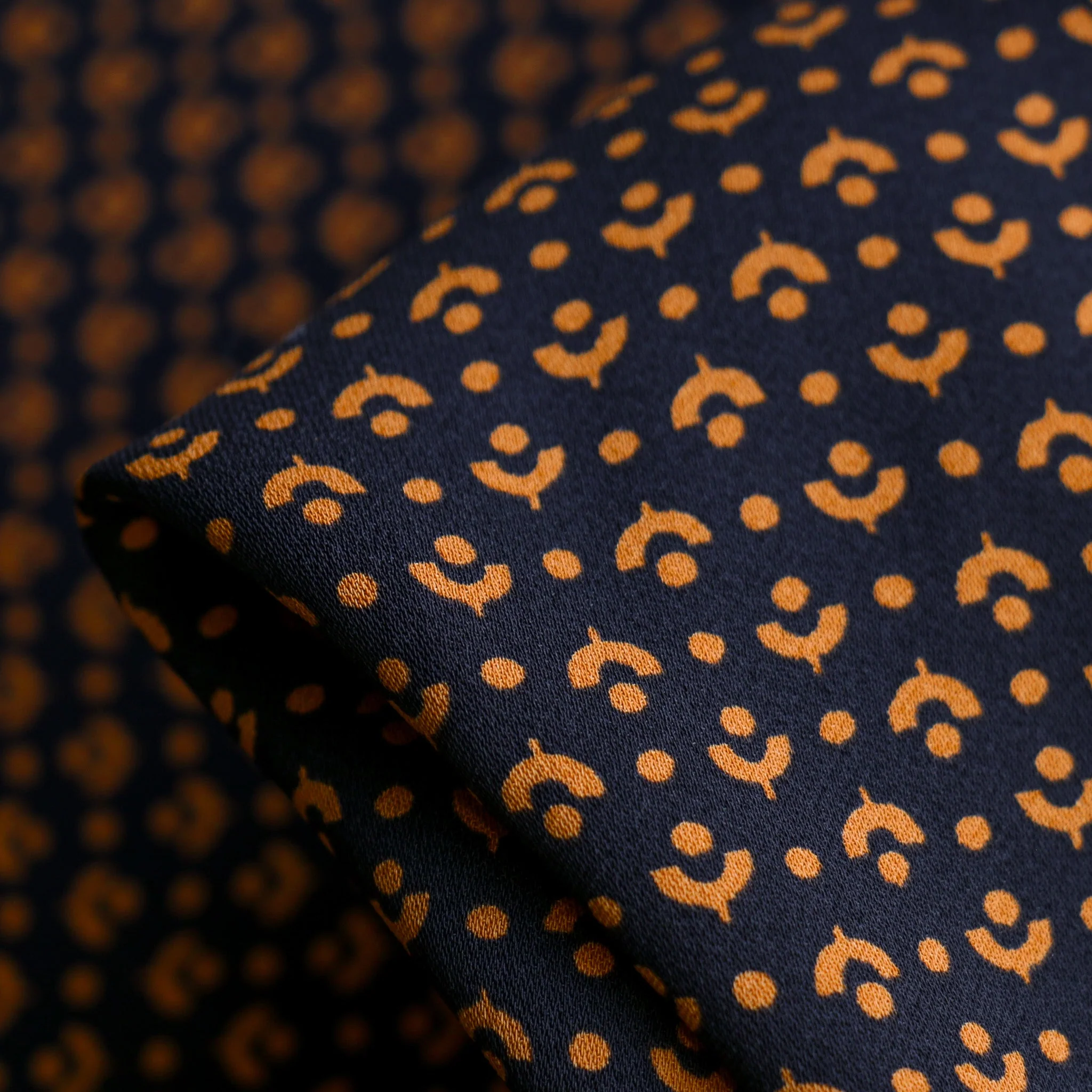Toffee Buds Viscose Crepe