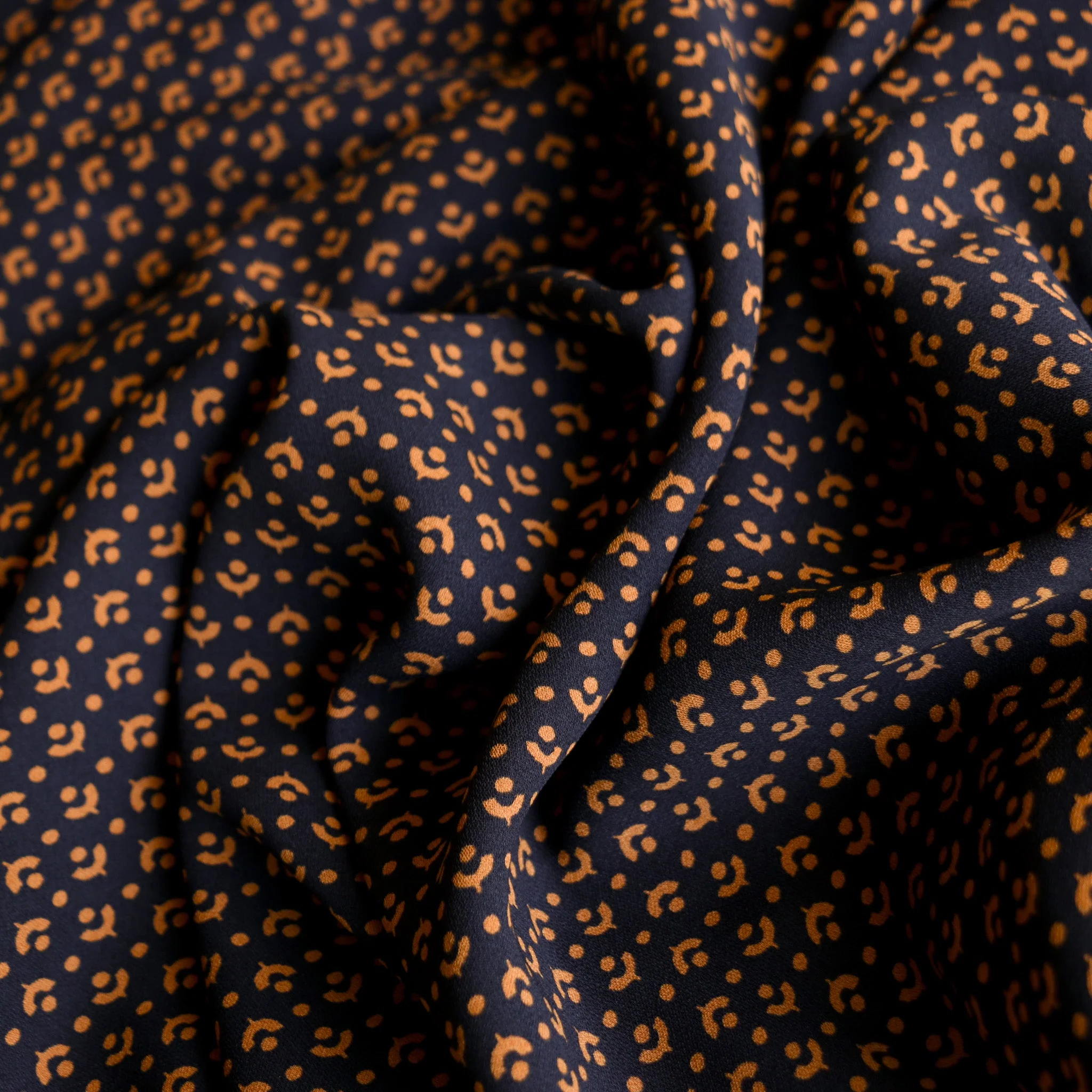 Toffee Buds Viscose Crepe - Image 2