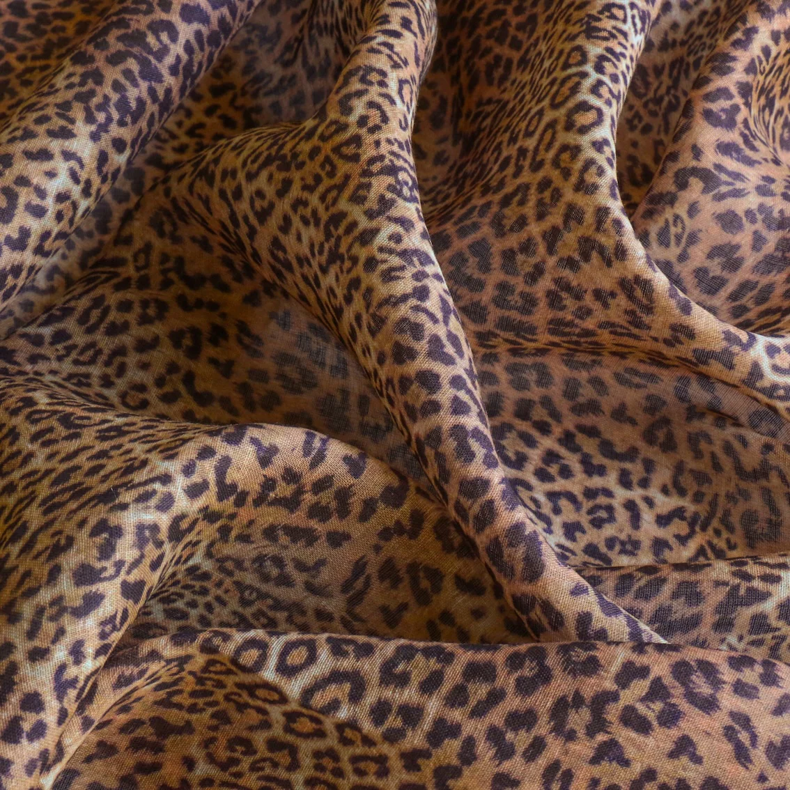 Toffee Mini Cat - Ramie Voile - Image 2