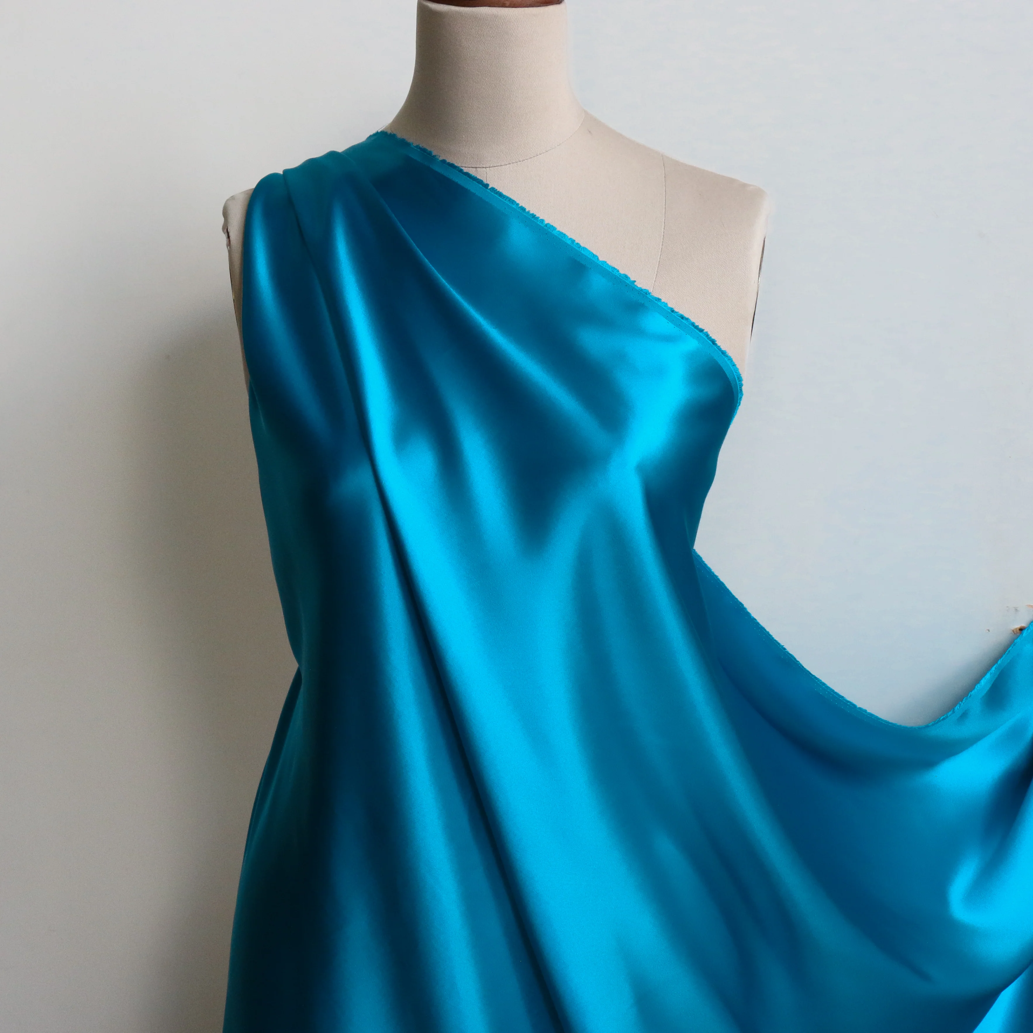 Topaz Blue Silk Satin - 22mm - Image 4