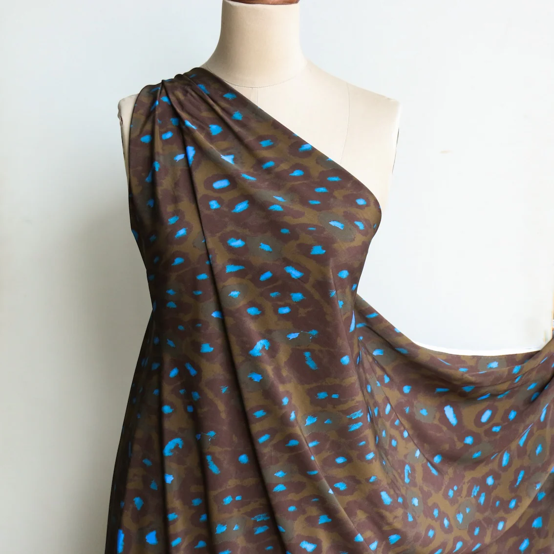 Topaz/Olive Cheetah Viscose CDC - Image 5