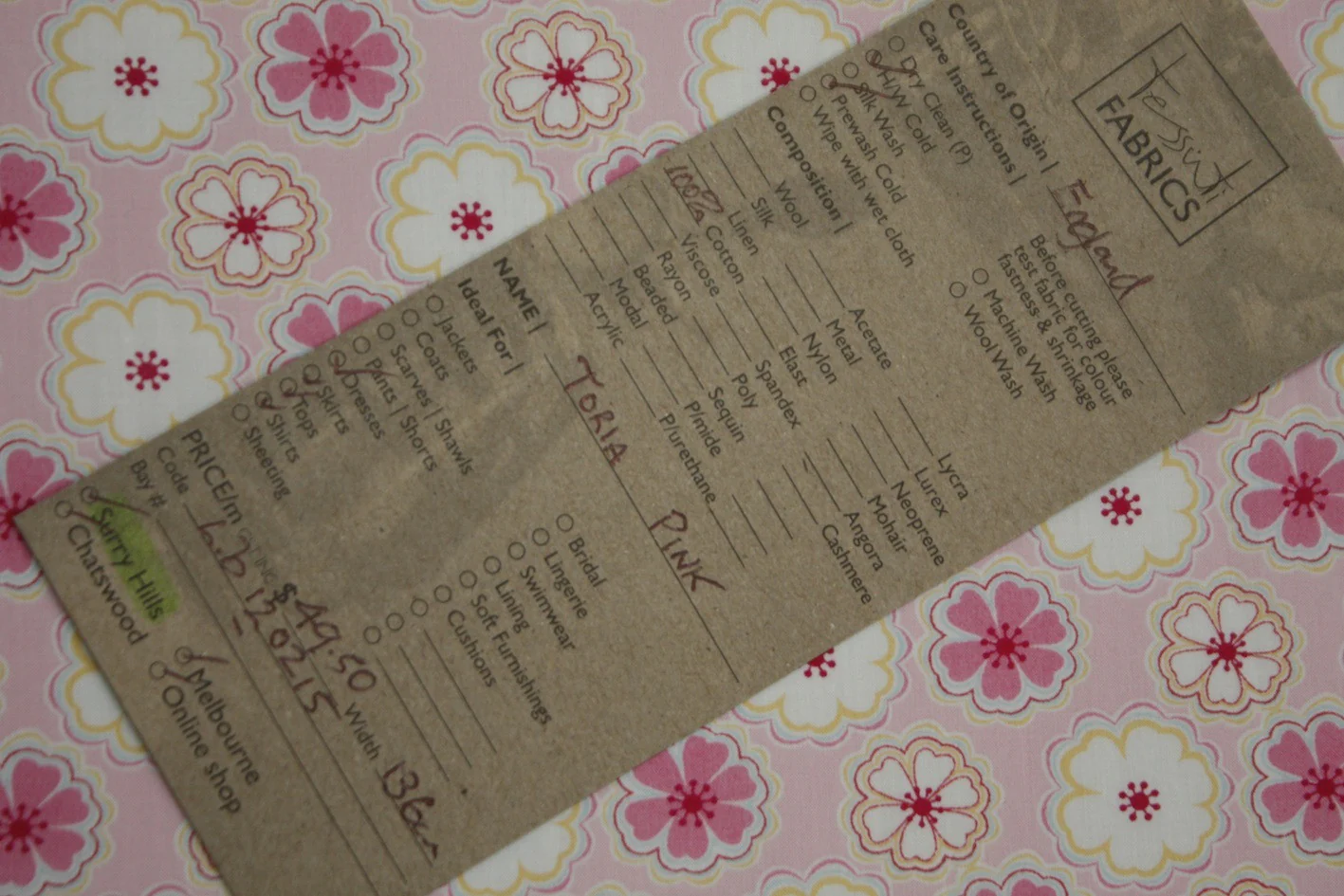 Liberty Of London - Toria Pink - Image 3
