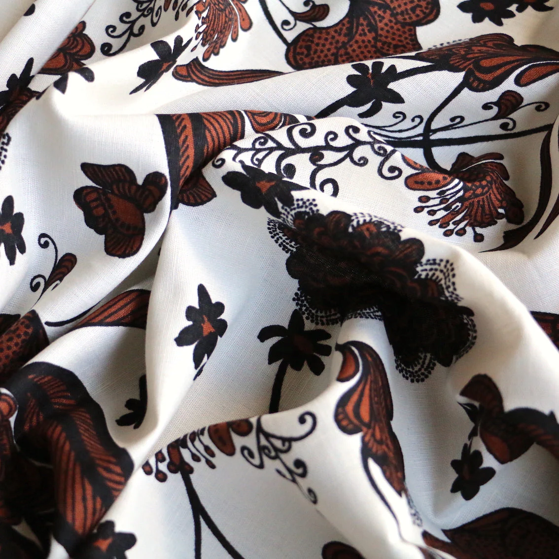 Torino Bloom Printed Linen - Image 2