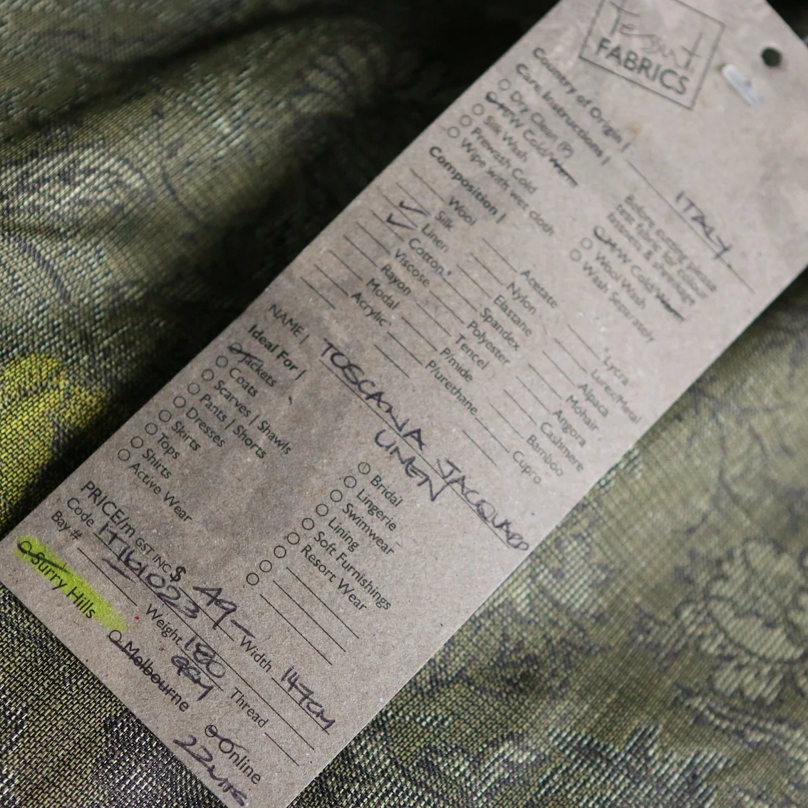 Toscana Jacquard Linen - Image 4