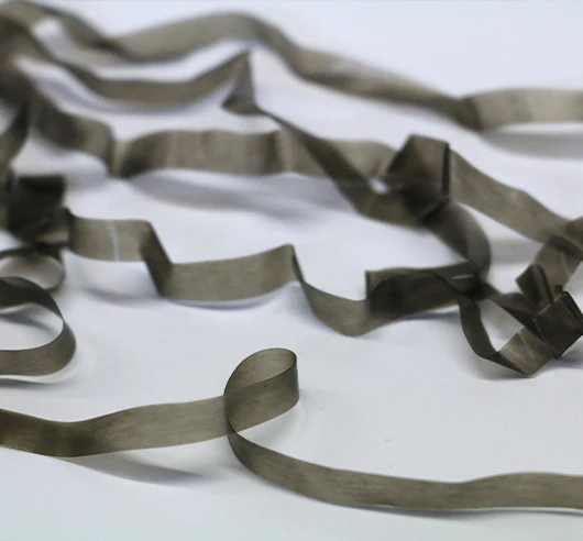 Transparent Smoke PU Jelly Stretch Tape 6mm - sold by 5mts