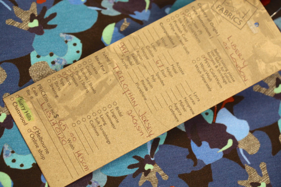 Treloyhan Blue - Liberty Mayfair Jersey - Image 5